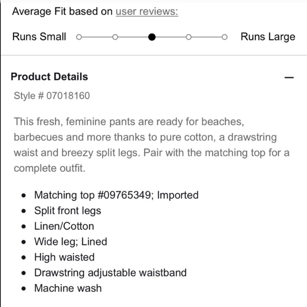 Express Wide Leg Linen Pants - Picture 3 of 7